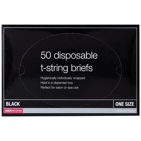 Salon Services Disposable T-String Briefs Pack of 50