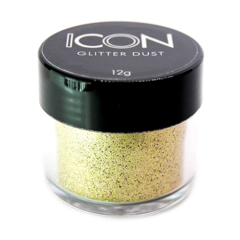 Icon Nail Glitter Dust Platinum 12g