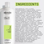 Nioxin System 2 Scalp + Hair Thickening Conditioner for Natural Hair with Progressed Thinning 1L
