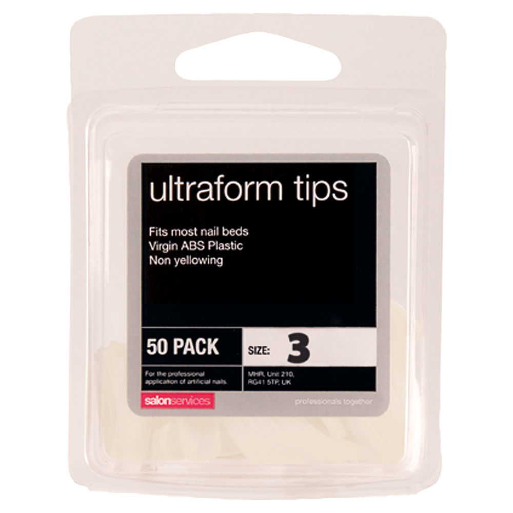 Salon Services Ultraform Tips Size 3 Pack of 50