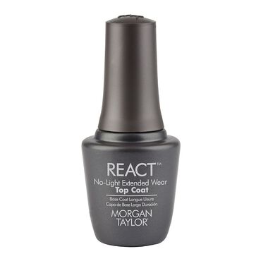Morgan Taylor React No Light Extended Wear Top Coat 15ml