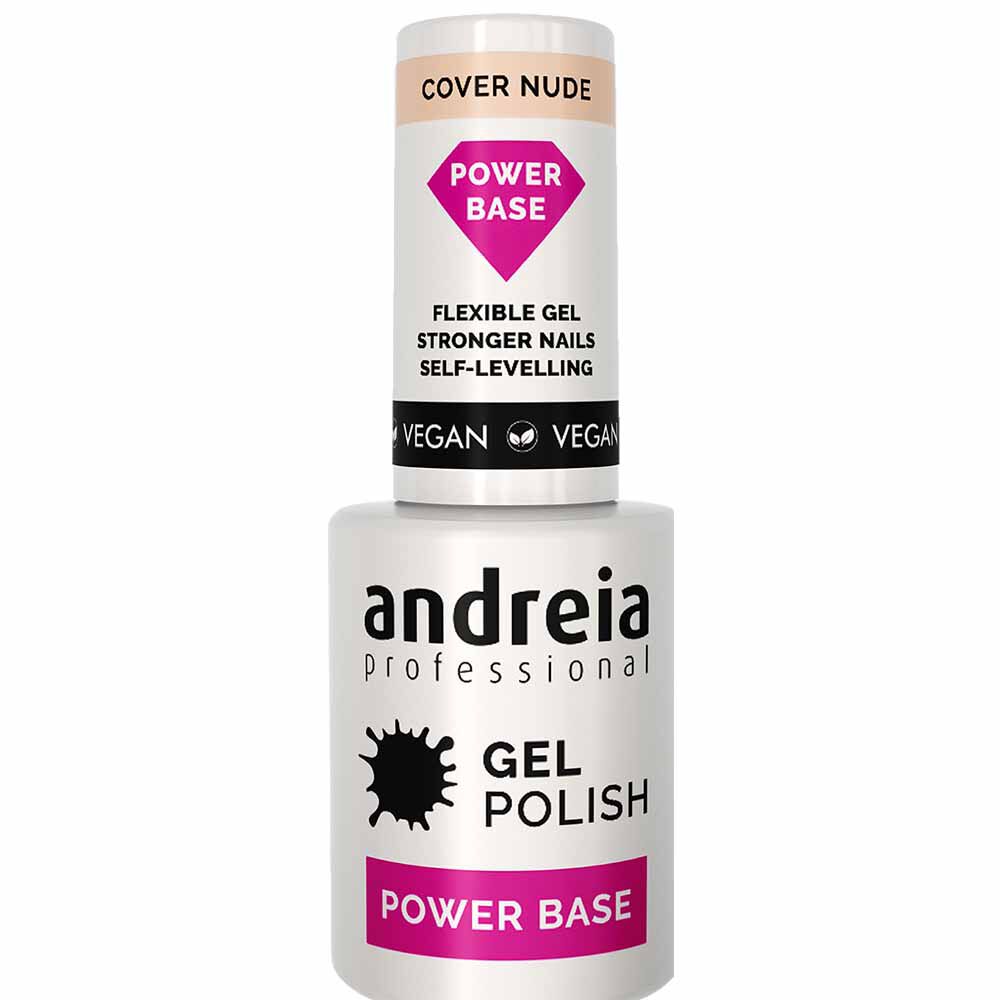 Andreia Professional Power Base Cover Nude - High Viscosity Base Coat, 10.5ml