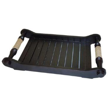 Beauty Express Dark Wood Colonial Tray