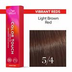 Wella Professionals Color Touch Demi-Permanent Hair Colour - 5/4 Light Brown Red 60ml