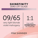 Wella Professionals Shinefinity Zero Lift Glaze - 09/65 Cool Pink Shimmer 60ml