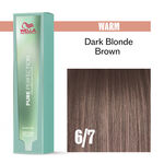 Wella Professionals Pure Perfection Ammonia Free Permanent Hair Colour - 6/7 Dark Blonde Brown 60ml
