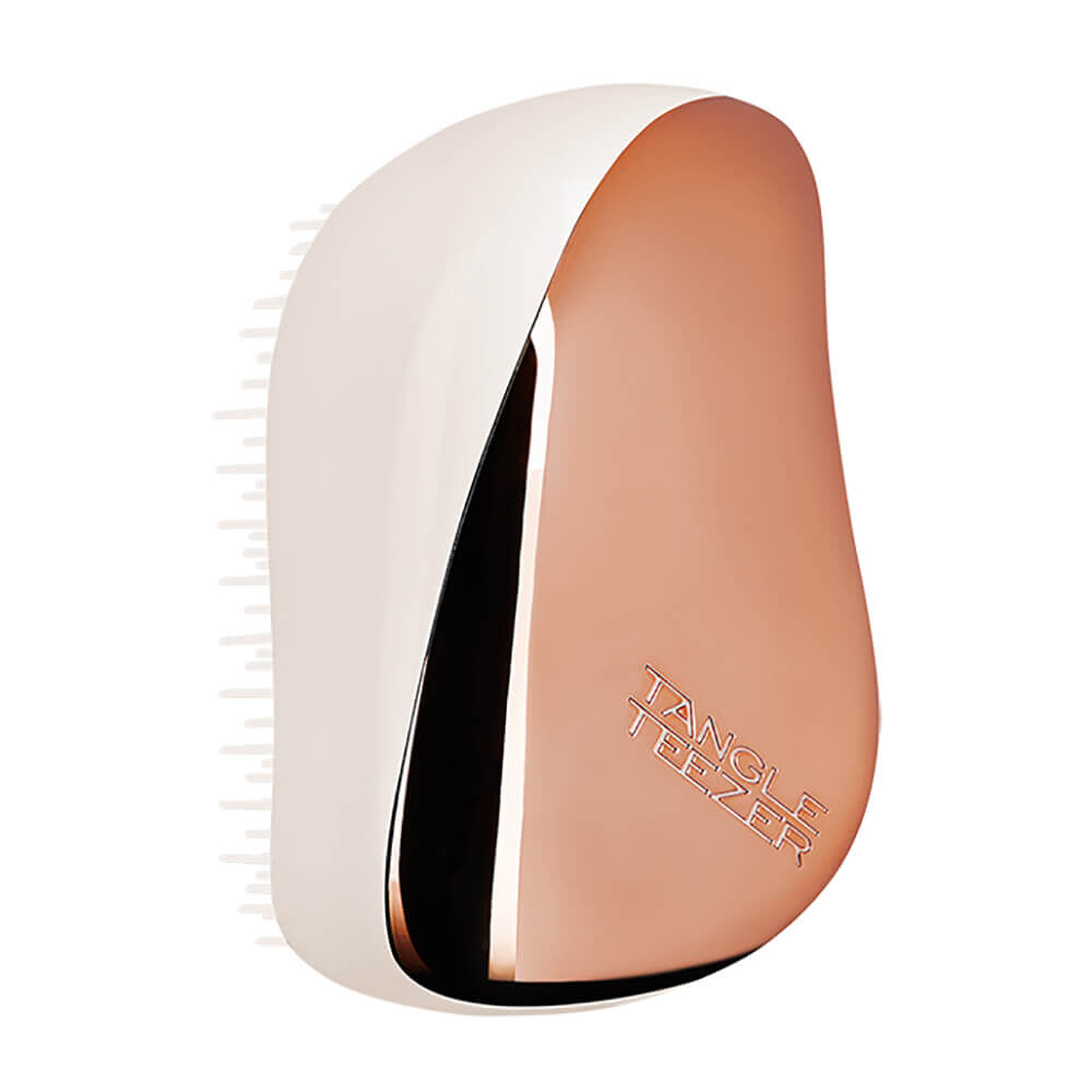 Tangle Teezer On The Go Compact Styler Rose Gold Cream Hair