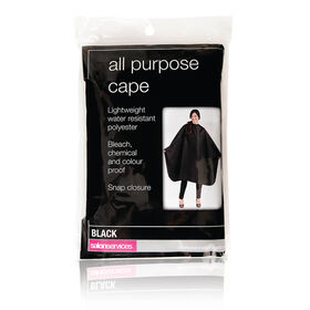 Salon Services All Purpose Cape Black