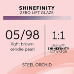 Wella Professionals Shinefinity Zero Lift Glaze - 05/98 Cool Steel Orchid 60ml
