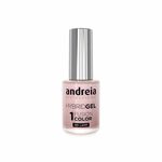 Andreia Professional Hybrid Gel Nail Polish Charmed Collection - Fusion Color H92 Metallic White with a Pink Shift, 10.5ml
