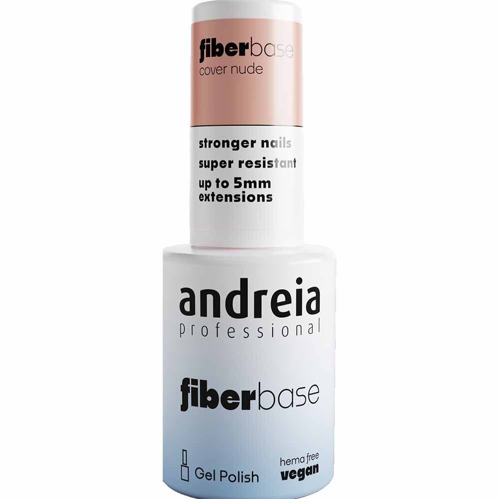 Andreia Professional Fiber Base Cover Nude - Base Coat With Fibers, 10.5ml