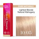 Wella Professionals Color Touch Demi-Permanent Hair Colour - 10/05 Lightest Blonde Natural Mahogany 60ml