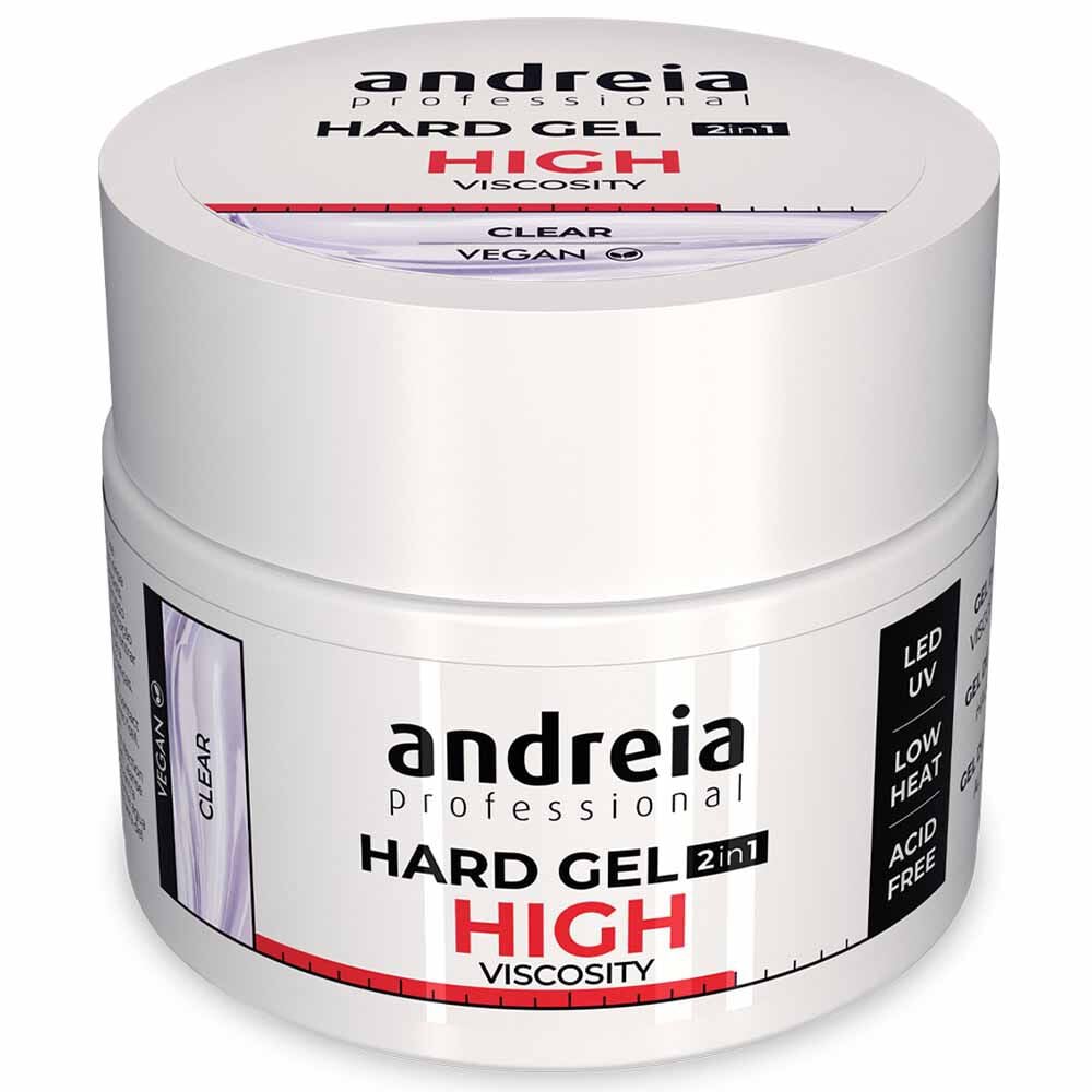 Andreia Professional Hard Gel 2 In 1 - High Viscosity Clear 44gr