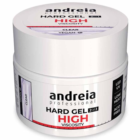 Andreia Professional Hard Gel 2 In 1 - High Viscosity Clear 44gr