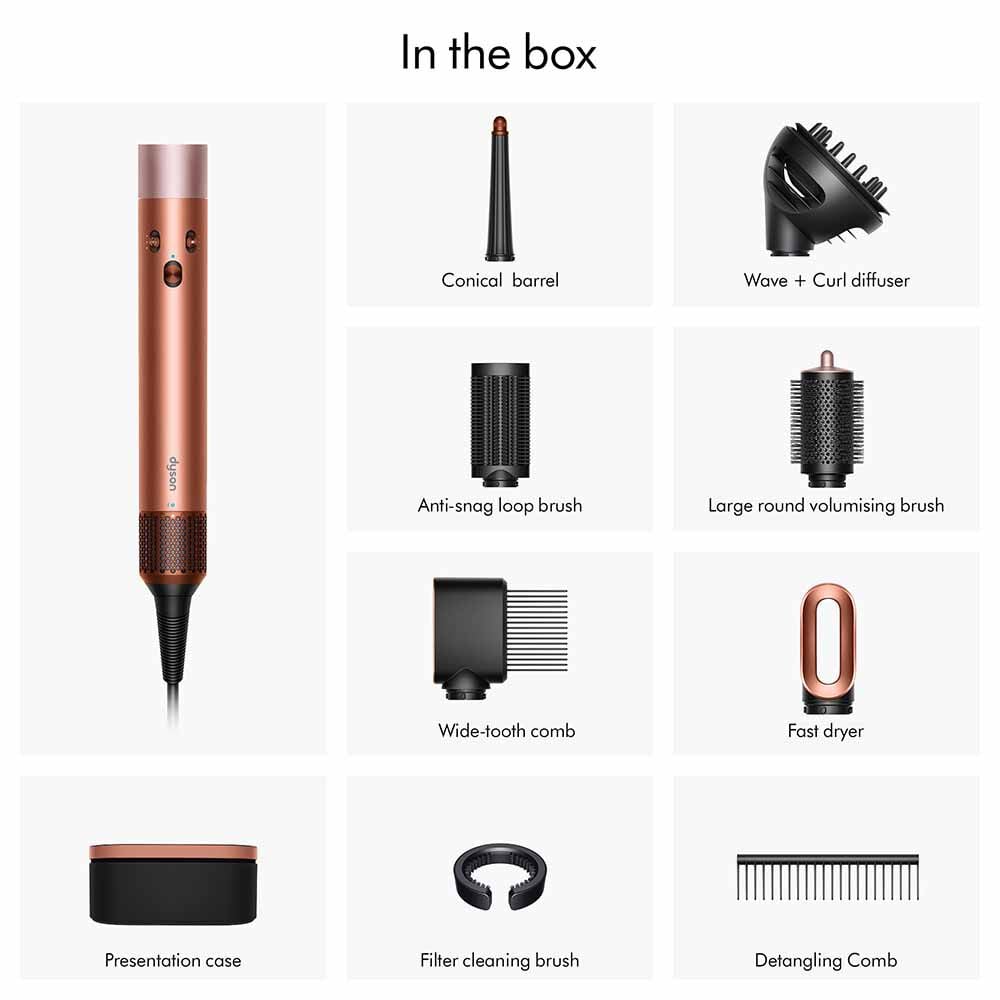 Dyson Airwrap i.d.™ Multi-styler and Dryer With Diffuser - Amber