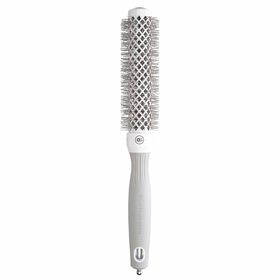 Olivia Garden Expert Blowout Round Hair Brush Speed White & Grey 25mm