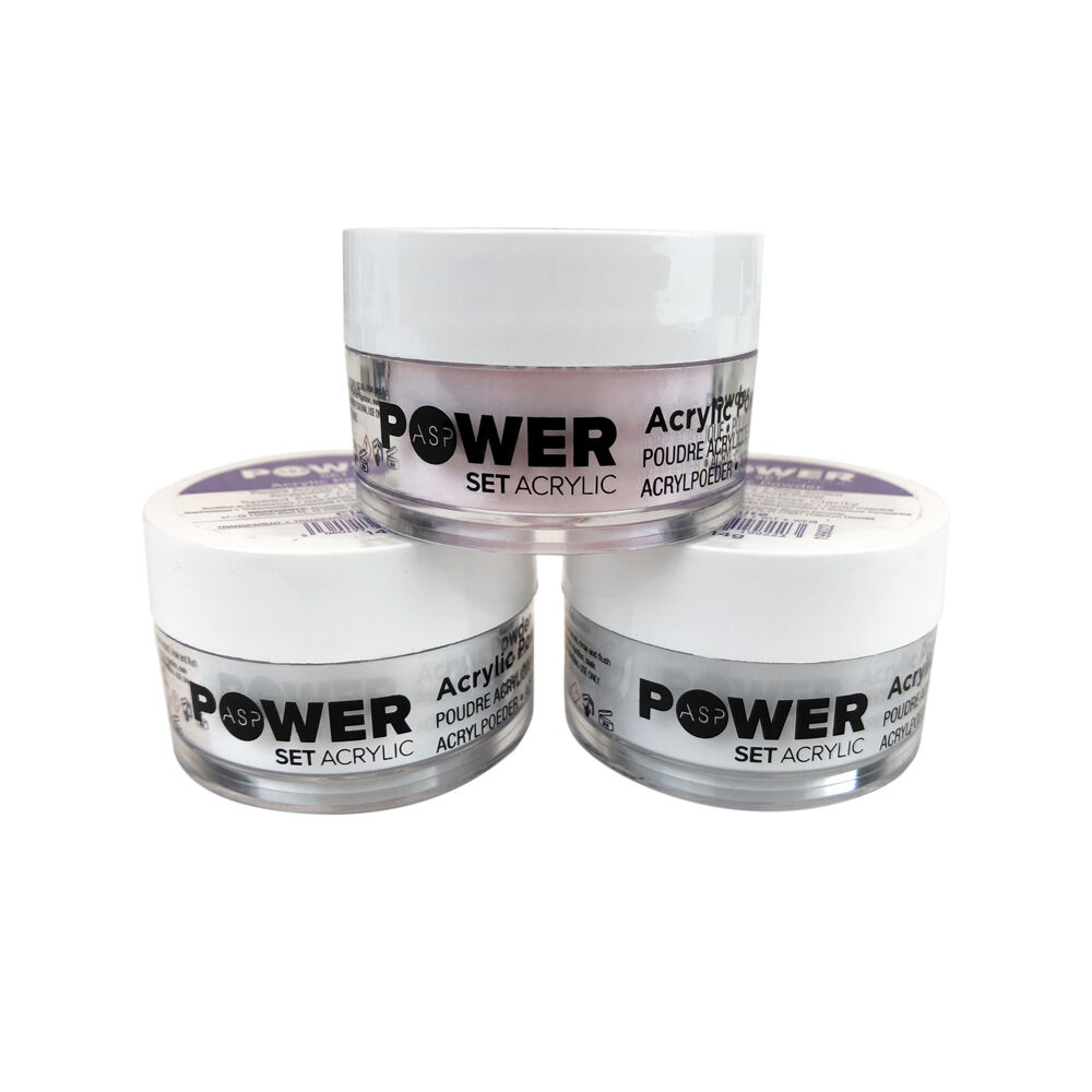 ASP Power Set Acrylic Powder - Intense Pink 45g