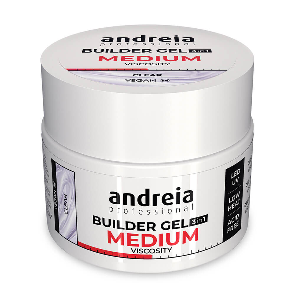 Andreia Professional Builder Gel 3 In 1 - Medium Viscosity Clear 44gr