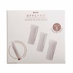 StylPro 2-in-1 Sonic Dermaplane Extra Blades, Pack of 3