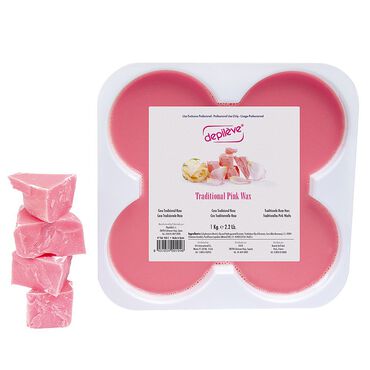 Depileve Traditional Pink Hot Wax 1kg