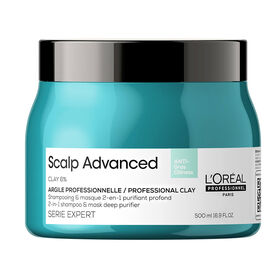 L'Oréal Professionnel Serie Expert Scalp Advanced Anti-Oiliness 2-in-1 Deep Purifier Clay Mask 500ml