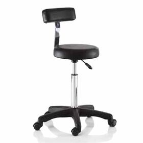 Mirplay Dex Stool with wheels, Black