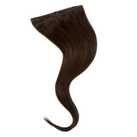 Wildest Dreams 100% Human Hair Clip-In Extensions, Single Weft, 18 inch/21g - 1B Barely Black