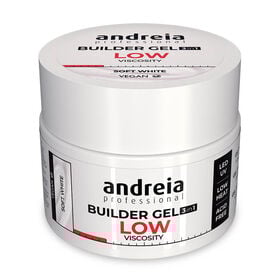 Andreia Professional Builder Gel 3 In 1 - Low Viscosity Soft White 44gr