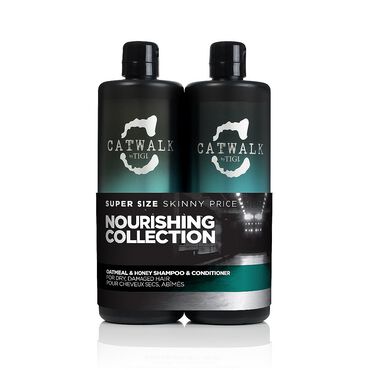 TIGI Catwalk Oatmeal and Honey Shampoo and Conditioner 2x 750ml