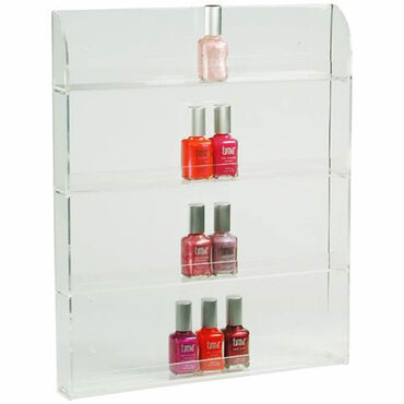 Beauty Express Nail Polish Display Wall Rack For 36 Bottles