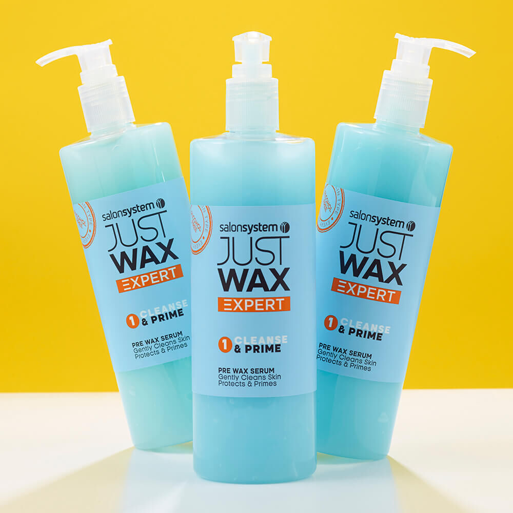 Just Wax Expert Cleanse & Prime Pre Wax Serum 500ml Waxing Before & After Care Salon Services
