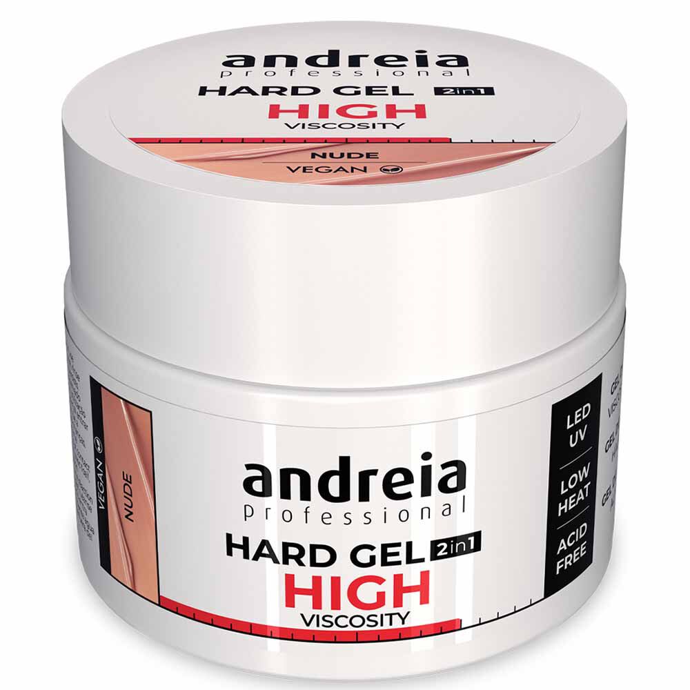 Andreia Professional Hard Gel 2 In 1 - High Viscosity Nude 44gr