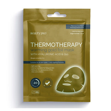 BeautyPro Thermotherapy Warming Gold Foil Face Mask 25ml