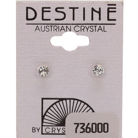 Crystallite Clear Extra Small Ear Studs 4mm