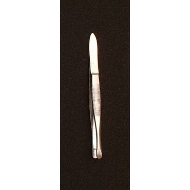 Beauty Express Stainless Steel Round End Tweezers 9cm