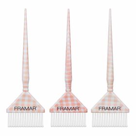 Framar Peach Please Big Daddy Brush Set, Pack of 3