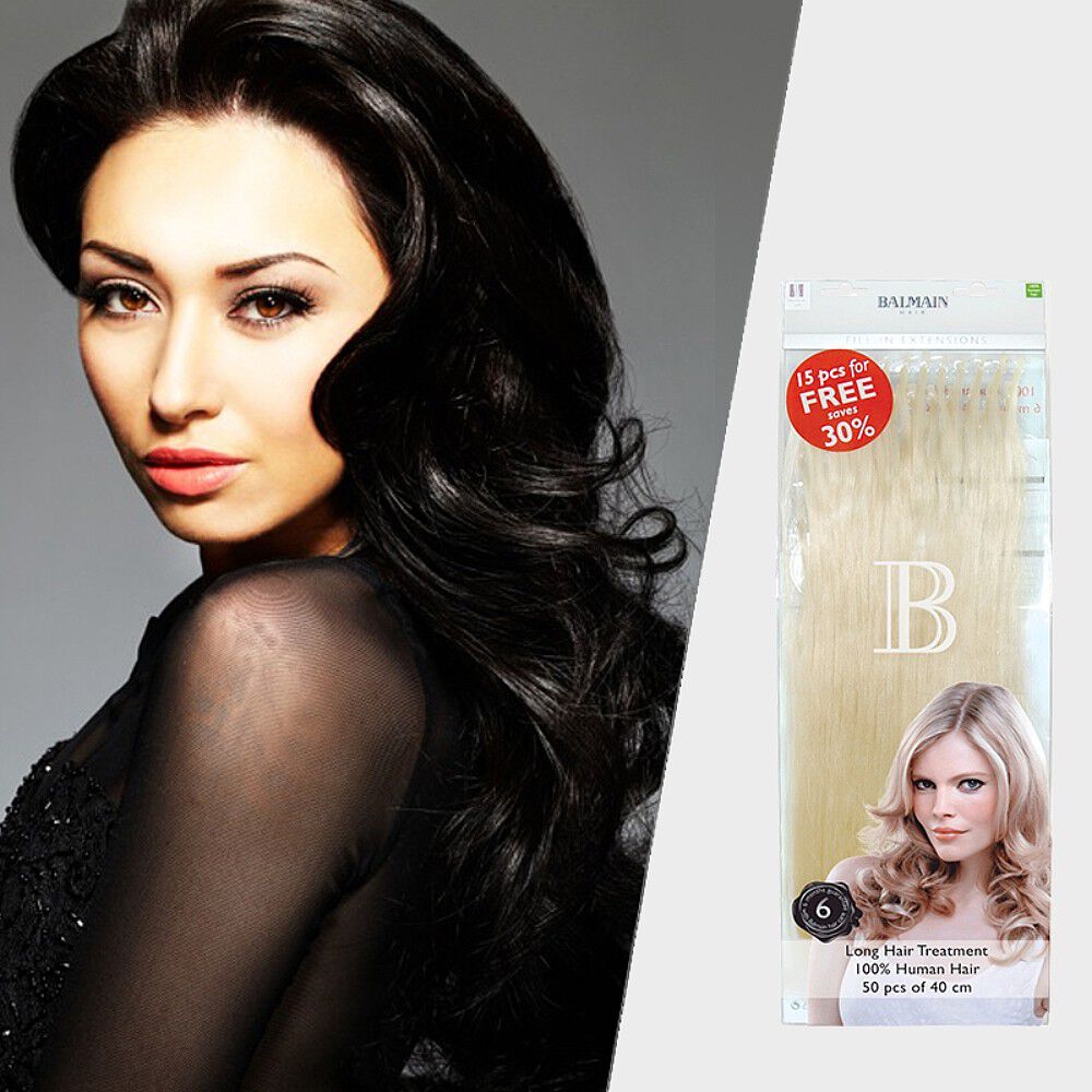 ækvator Ligegyldighed bureau Balmain Human Hair Fill-In Extensions Value 50 Pack 40cm - 6 | Clearance |  Salon Services