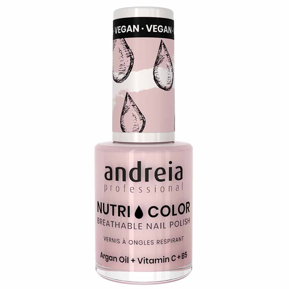 Andreia Professional Nutri Color NC 21 Milky Pink - Nail Polish, 10.5ml