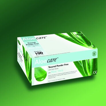 Aloecare Powder Free Latex Gloves - Small