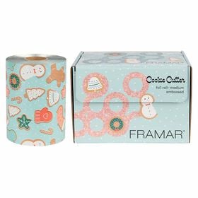 Framar Cookie Cutter Medium Embossed Hair Foil Roll 320ft
