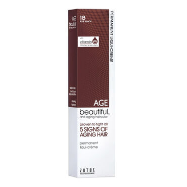 AGEbeautiful Permanent Hair Colour - 1B Blue Black 60ml