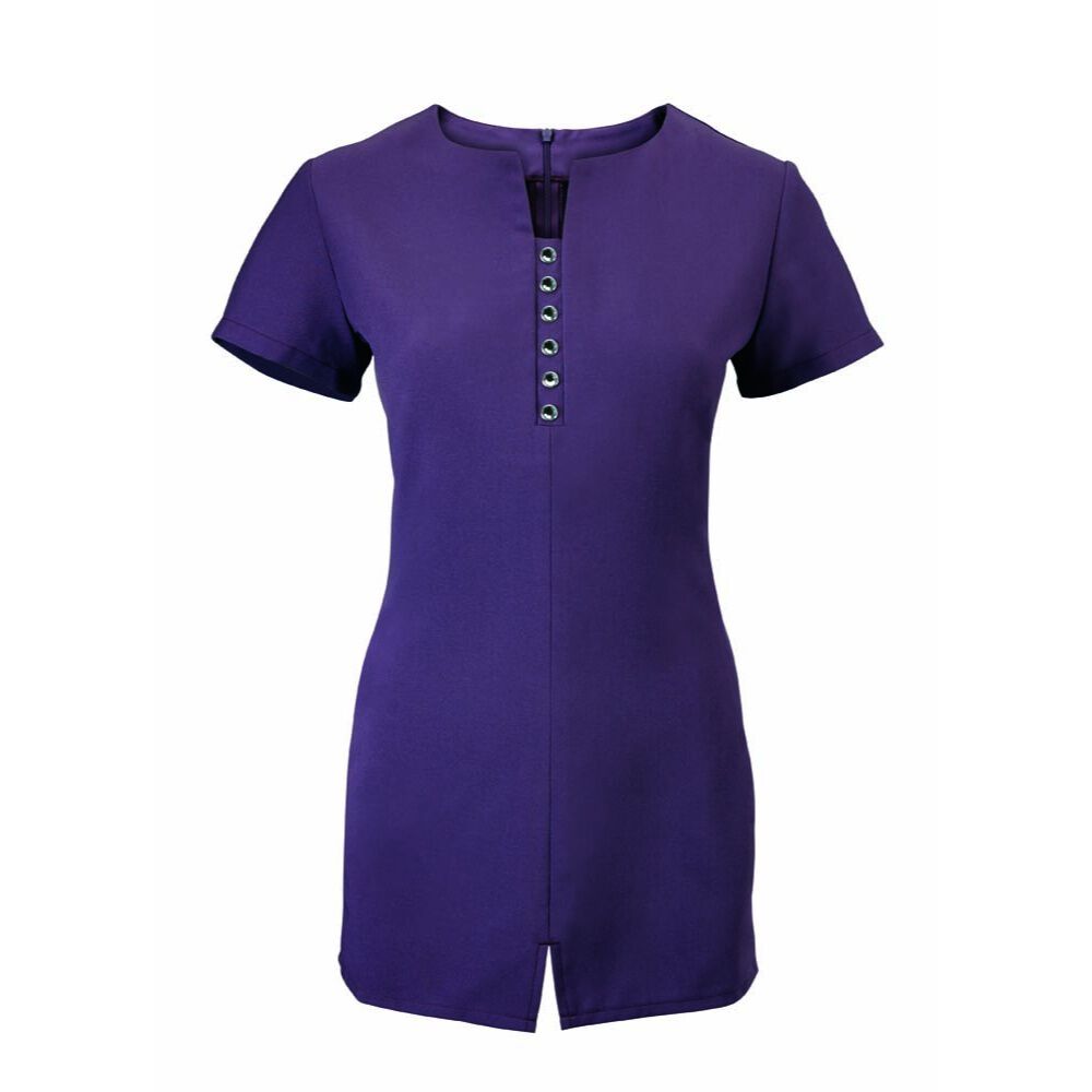 Alexandra Women's Notch Neck Tunic - Amethyst