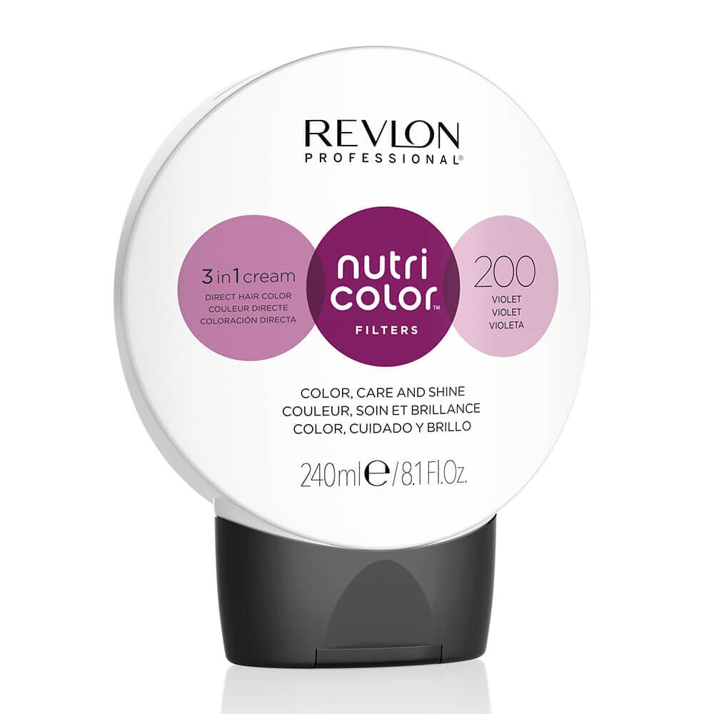 Revlon Nutri Color Filters Direct Semi-Permanent Hair Colour Mask - 200 Violet 240ml