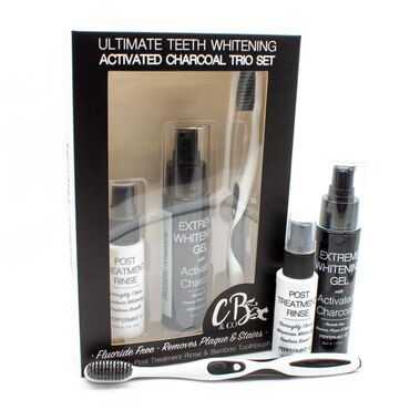 CB&CO Ultimate Teeth Whitening Activated Charcoal Trio Set CB&CO Ultimate Teeth Whitening Activated Charcoal Trio Set