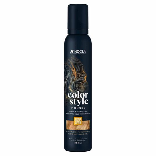 Indola Color Style Mousse Temporary Hair Colour - Honey Blonde 200ml