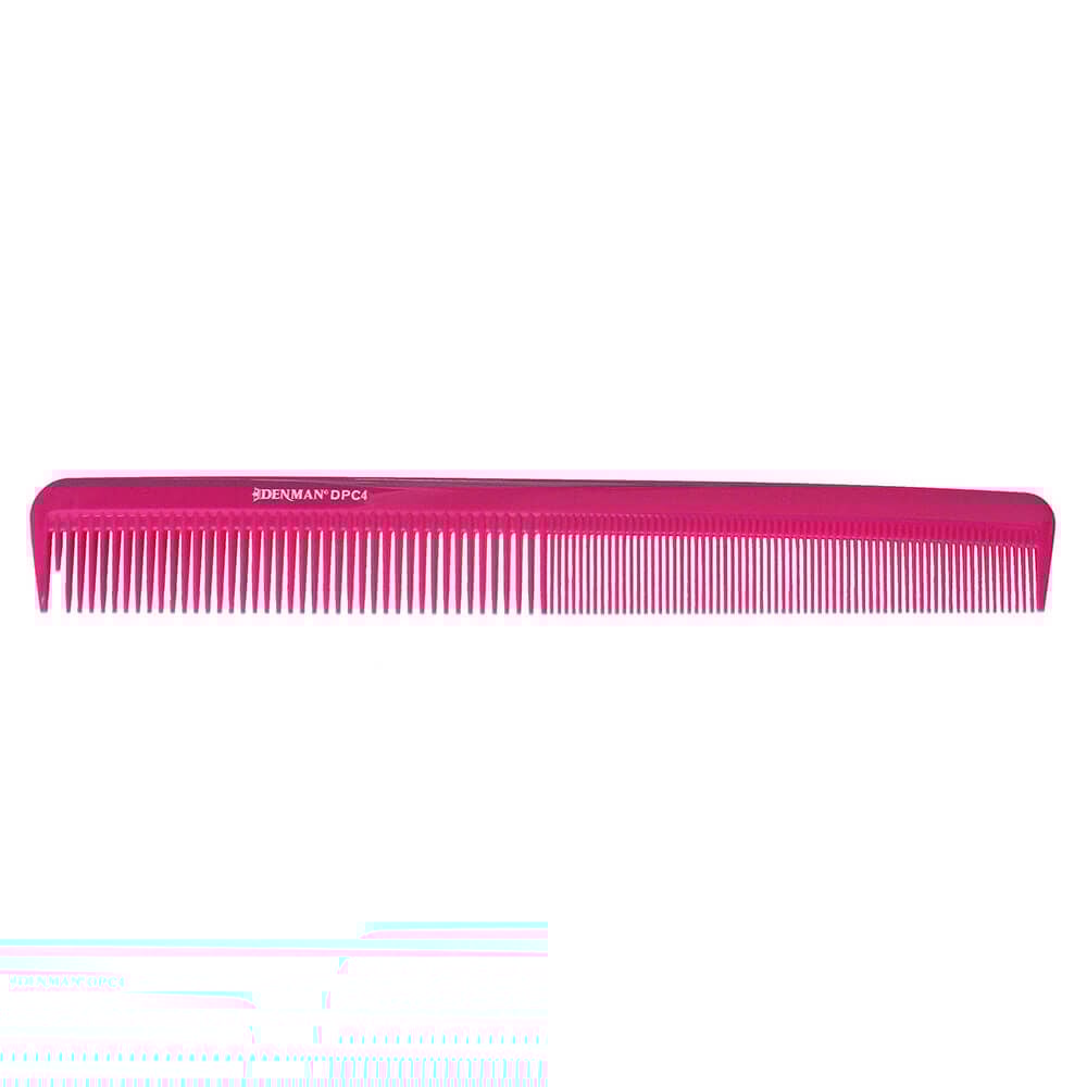 Denman Precision Large Cutting Comb - Pink