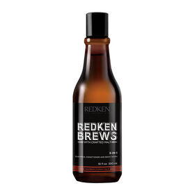 Redken Brews 3in1 Shampoo, Conditioner and Body Wash 300ml