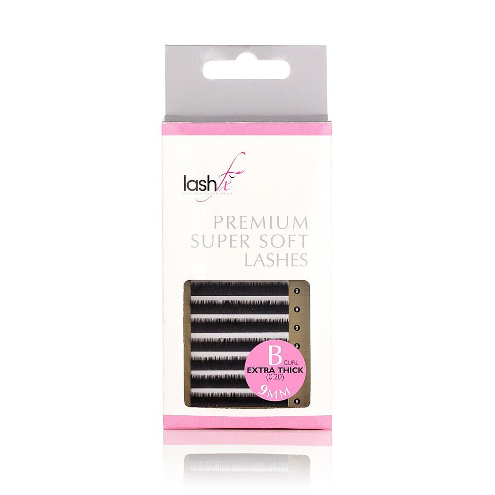 Lash FX B Curl Extra Thick Mink Lash 9mm