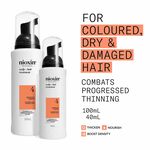 Nioxin Scalp + Hair Thickening System 4 Treatment Serum for Coloured Hair with Progressed Thinning 100ml