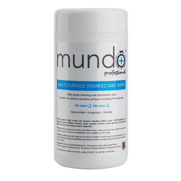 Mundo Multi Surface Disinfectant Wipes Pack of 100
